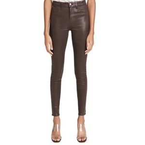 L’AGENCE Leather Skinny Pant